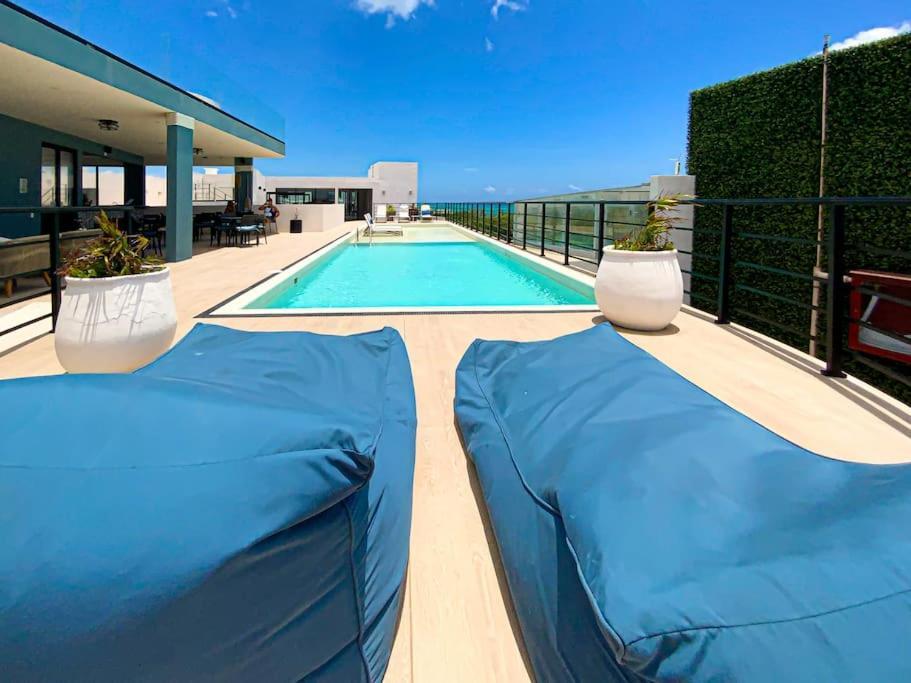 신데 델 카르멘 Beautiful + Luxury + Ocean View + Pool 아파트 외부 사진