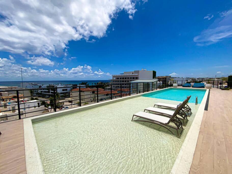 신데 델 카르멘 Beautiful + Luxury + Ocean View + Pool 아파트 외부 사진