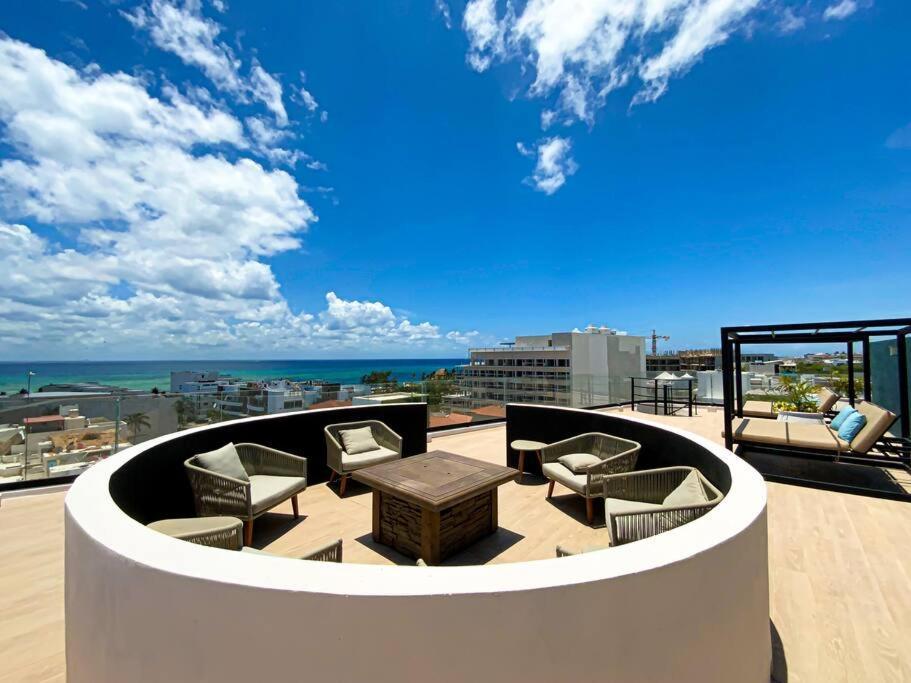 신데 델 카르멘 Beautiful + Luxury + Ocean View + Pool 아파트 외부 사진
