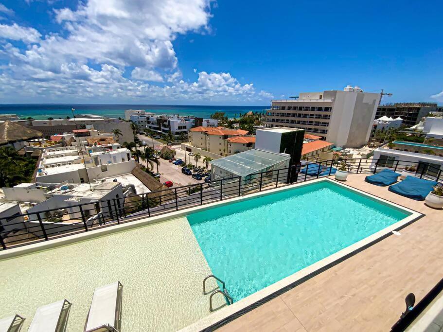 신데 델 카르멘 Beautiful + Luxury + Ocean View + Pool 아파트 외부 사진