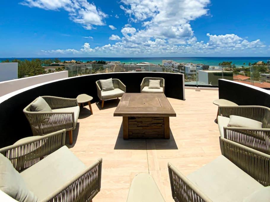 신데 델 카르멘 Beautiful + Luxury + Ocean View + Pool 아파트 외부 사진