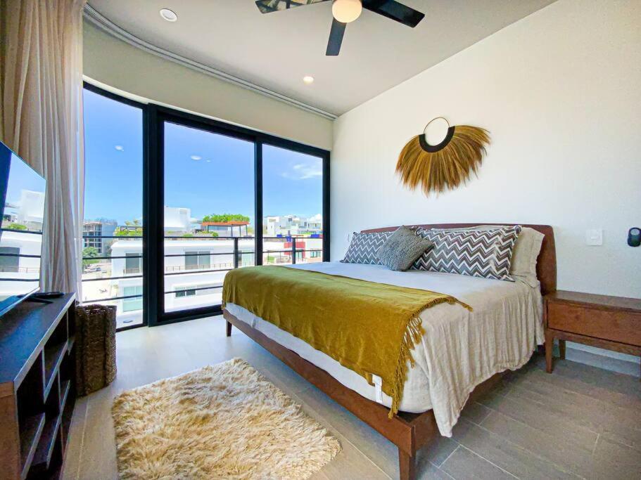 신데 델 카르멘 Beautiful + Luxury + Ocean View + Pool 아파트 외부 사진