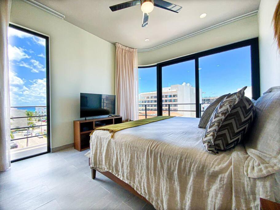 신데 델 카르멘 Beautiful + Luxury + Ocean View + Pool 아파트 외부 사진